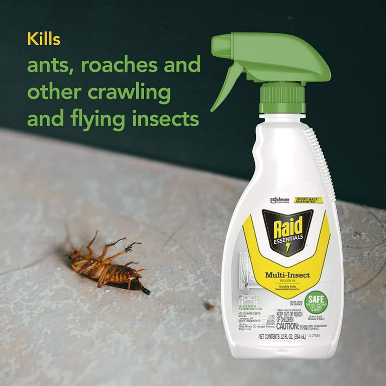  Dr. Killigan's Six Feet Under Non Toxic Insect Killer Spray, Indoor Natural Pest Control, Flea, Tick, Pantry & Clothing Moths, Ant, &  Cockroach