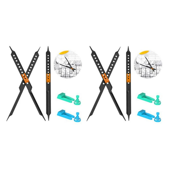Maytalsory Divider Drawing Tool Precision And Accuracy In Artwork Portable And Anti-Scratch Scale Divider 2Set