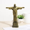 thumbnail image 4 of Esaierr Metal Crafts Brazil Jesus Model Ornament Desktop Ornament Travel Souvenir7.1*2inch, 4 of 5