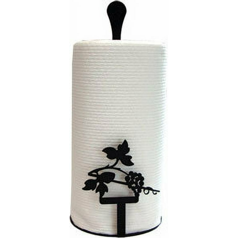 Touch of Class Grapevine Wall Paper Towel Holder - Metal - Satin Gold -  Mounted Fancy Dispenser for Kitchen, Laundry Room, Bar, Restaurant, Man  Cave 