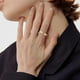 thumbnail image 3 of Cute Angel Zircon Anillo con Abertura Ajustable, Micro incrustaciones de Piedra Preciosa Anillo de Ala Cobre Retro a la Moda CitasMujeres, 3 of 7