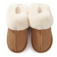 thumbnail image 7 of Evlmd Fuzzy House Slippers for Women, Memory Foam Fluffy Soft Warm Slip On House Slippers, Anti-Skid Cozy Plush for Indoor Outdoor, 7 of 7