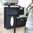 thumbnail image 2 of LKWLPD Multi-Pocket Car Seat Backseat Organizer with Tissue Box Design Large Storage Pockets for Auto Interior Accessories Phone Toys Essentials​​, 2 of 4