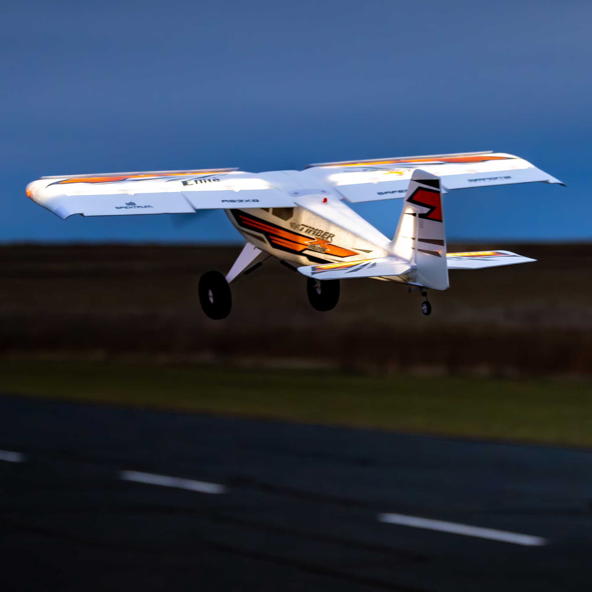 E-flite Night Timber X Evolution 1.2m BNF-Basic with AS3X and SAFE Select EFL013850 RC Sport Airplanes