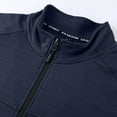 thumbnail image 4 of Zylarhe Men T Shirts Male Outdoor Raglan Sleeve Stand Collar Jacket Athletic Fitness Running Stretch Breathable Cardigan Jacket Short Sleeve Casual Shirt, 4 of 8