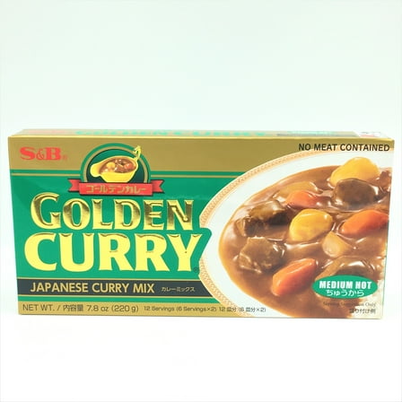 S&B Golden Curry Mix -Medium Hot 220g