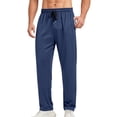 thumbnail image 5 of fatyb Mens Athletic Pants Mesh Elastic Waist Drawstring Sports Pants Breathable Workout Running Pants, 5 of 7