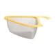 thumbnail image 1 of Cesta de drenaje en forma de cisne, cesta de colador de fregadero triangular de esquina, estante para colgar grifo, material de acero inoxidable PP, c Amarillo, 1 of 9