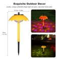 thumbnail image 2 of Luz solar de paisaje 4 cambio de color IP65 impermeable al aire libre decoración de luz con energía MABOTO Luz del paisaje, 2 of 7