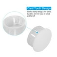 thumbnail image 4 of Uxcell 22mm 7/8" Plastic Hole Plugs, Flush Type Round Hole Cover Snap in Locking Hole Tube, White 60Pcs, 4 of 6