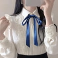 thumbnail image 2 of Ksopiavobs Bow Tie for Women, Satin Ribbon Girls Self-tie Bowtie for Uniform, School, Wedding, Cosplay, T-shirt Accessory, 2 of 6