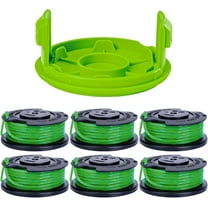 Greenworks 0.080" Single Line Auto-Feed String Trimmer Spools (6-pack) Replacement Spool Cover