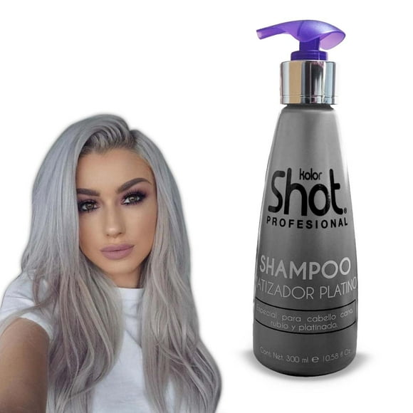 Shampoo Matizador Plata Cabello Platinado Kolor Shot 250 ml