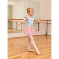 thumbnail image 4 of Aideaone Ballet Leotard for Girls Toddler Dance Dress Outfit with Skirt Ruffle Sleeve 3-8Y, 4 of 7