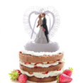 thumbnail image 6 of Wedding Couple Figurine Cake Topper Decoration Romantic Keepsake Gift Crystal, 6 of 6