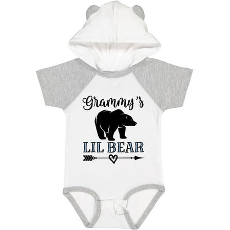

Inktastic Grammy Lil Bear Grandson Gift Baby Boy Bodysuit