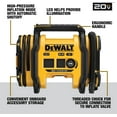 thumbnail image 2 of KUQAA 20V MAX* Cordless Tire Inflator, Tool Only (DCC020IB), 2 of 12