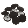 thumbnail image 1 of 10uds 28L Tela Paño Cubierto Botón 18mm Redondo Metal Vástago Costura Botones para Trajes Vestido Blusas, Marrón, 1 of 5