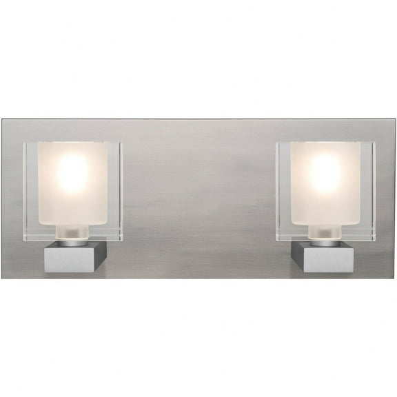 Bolo 2 - Light Satin Nickel/Silver Modern - LED Steel Wall Sconce