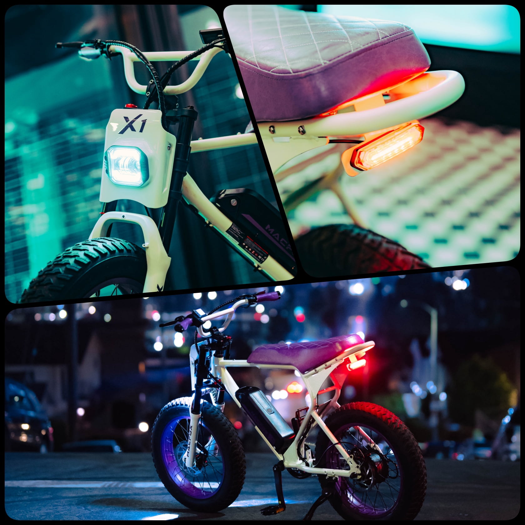 MACFOX X1S 750W Electric Bike for Adults – 20 MPH, 28-Mile Range, 20"x4" Fat Tires, Ideal for City & School Commuting(Shipping from California)