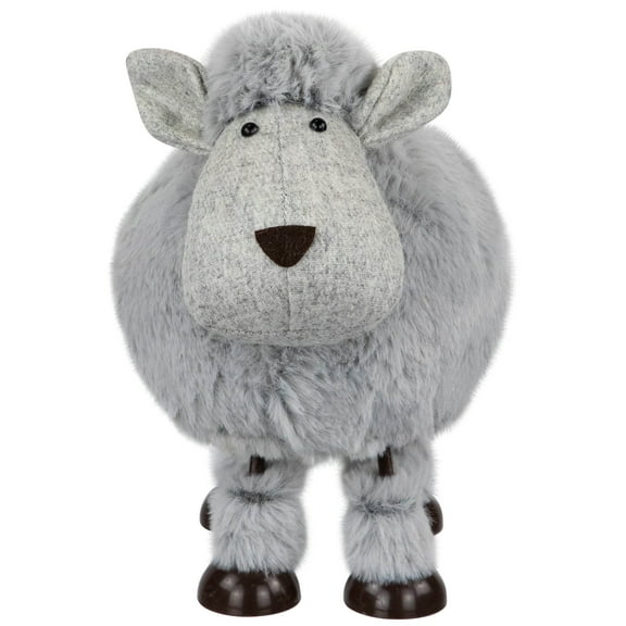 Northlight Bouncing Sheep Plush Easter Figure - 7.5" - Gray