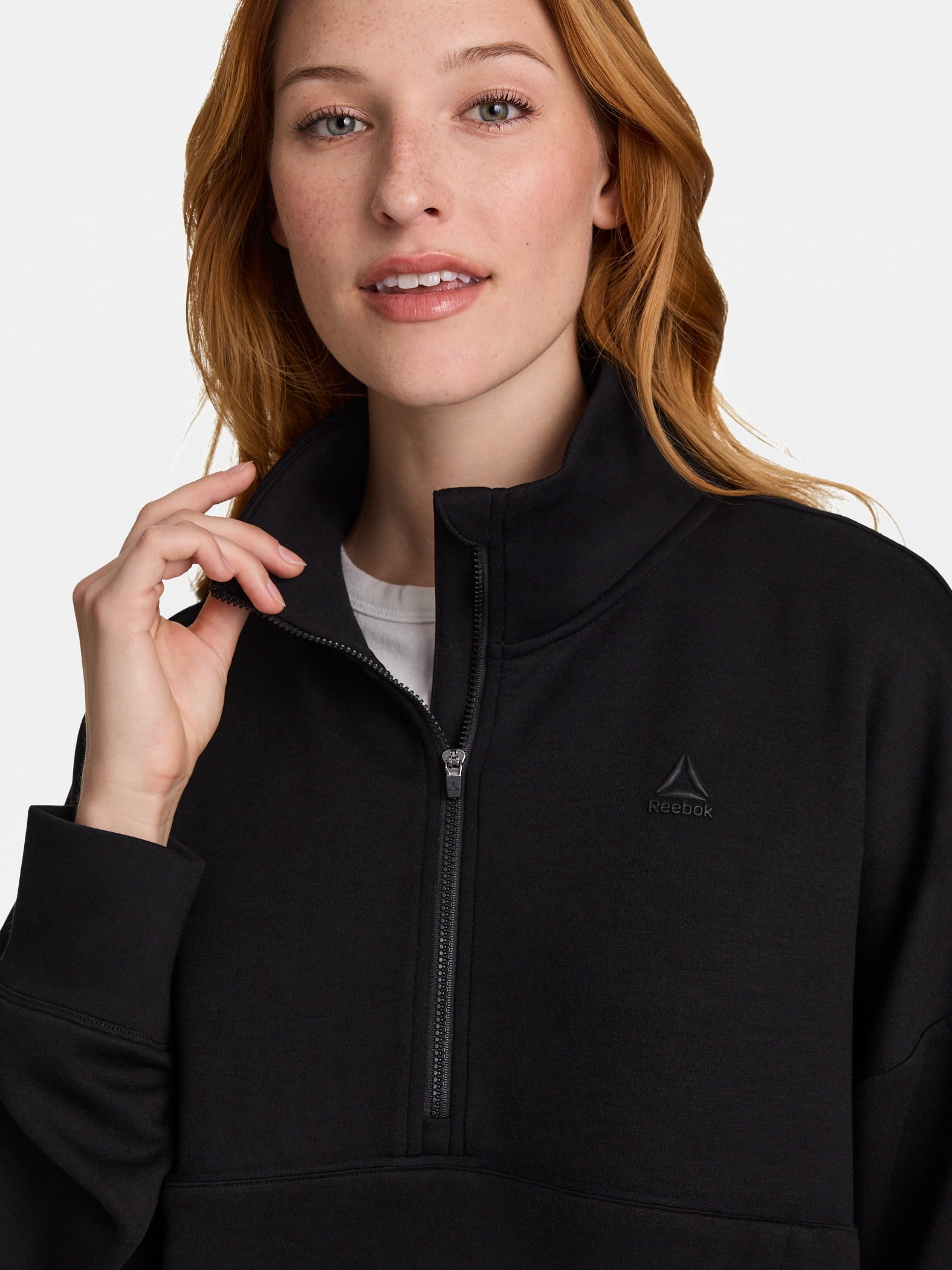 Reebok Women's Momentum 1/2 Zip Sweatshirt, Sizes XS-4X