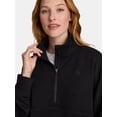 thumbnail image 4 of Reebok Women's Momentum 1/2 Zip Sweatshirt, Sizes XS-4X, 4 of 7
