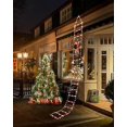 thumbnail image 1 of Christmas Ladder Lights, 9.9Ft Santa Claus Climbing Lights, 338 LED, 8 Modes, Timer Memory Function, Mains Powered for Indoor Outdoor Xmas Tree Balcon, 1 of 5