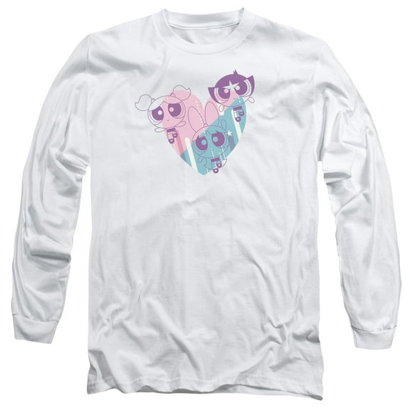 Powerpuff Girls - Powerpuff Heart - Long Sleeve Shirt - XX-Large