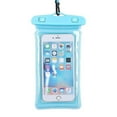 thumbnail image 5 of Waterproof Cell Phone Pouch Universal Dry Bag Case 2-Pack Blue White, 5 of 5