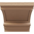thumbnail image 2 of 5"W x 5"D x 5"H Wide Diane Rough Cedar Woodgrain TimberThane Corbel, Primed Tan, 2 of 6