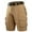 Khaki, variant on Summer Akafmk Summer Mens Cargo Shorts,Plus Size Mens Casual Shorts,Man Solid Color Workwear Multi-pocket Fifth Pants Large Size Fashion Fallow Straight-leg Pants