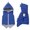 Blue, variant on ATOGUTA Toddler Coats for Girls Dinosaur Waistcoats Winter Fall Zipper Hooded Outwear Jacket Pink, Size 6M-7
