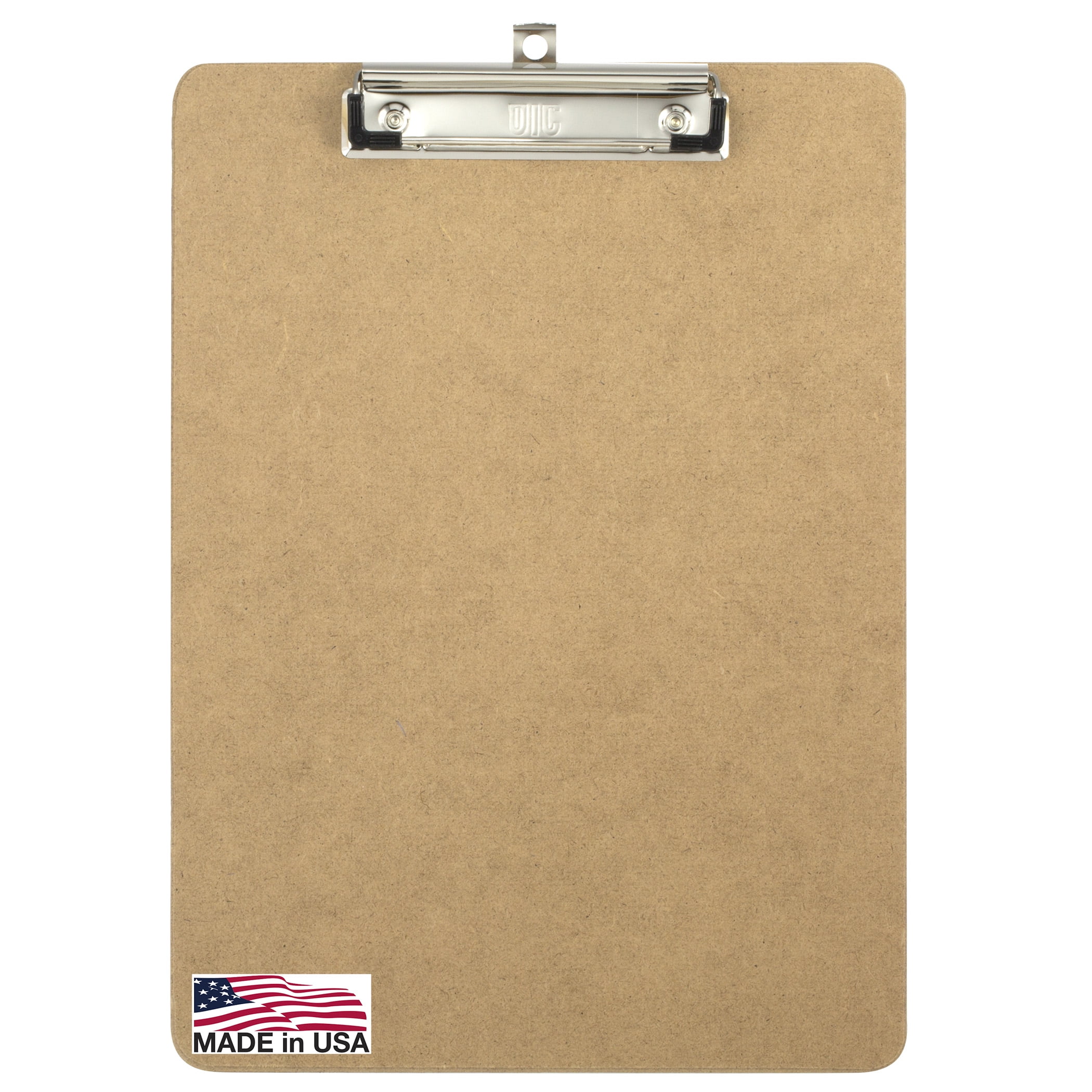 Eagle A4 Size Black Plastic Clipboards, Sturdy Spring Clip, Built-in Hanging Holes