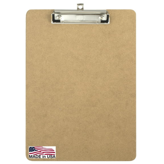 OfficeMate Recycled Wood Clipboard, Letter Size, Low Profile Clip, 9 x 12.5 Inches (83219)