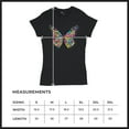 thumbnail image 5 of Tee Hunt Colorful Neon Butterfly T-Shirt Dean Russo Beautiful Nature Women's T-Shirt Tee, 5 of 5