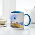 thumbnail image 4 of CafePress - Cape Cod Light Print Stainless Steel Travel Mugs - 11 oz Ceramic Mug - Novelty Coffee Tea Cup, 4 of 4