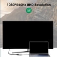 thumbnail image 3 of Adaptador USB C a VGA Yotijar Convertidor de salida USB 3.1 Diseño delgado Tipo C Convertidor de cable VGA, 3 of 10