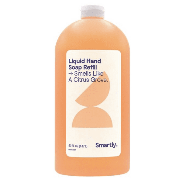 Smartly Liquid Hand Soap Refill Citrus Grove 50 Ounces