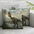 thumbnail image 3 of Orinice Dinosaur Graphic Decorative Throw Pillow Cover for Home Couch Living Room Bed Sofa - High-Quality 1PC 20x20in, 3 of 5