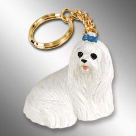 Maltese Keychain - DTK34 CON Maltese Key Chain