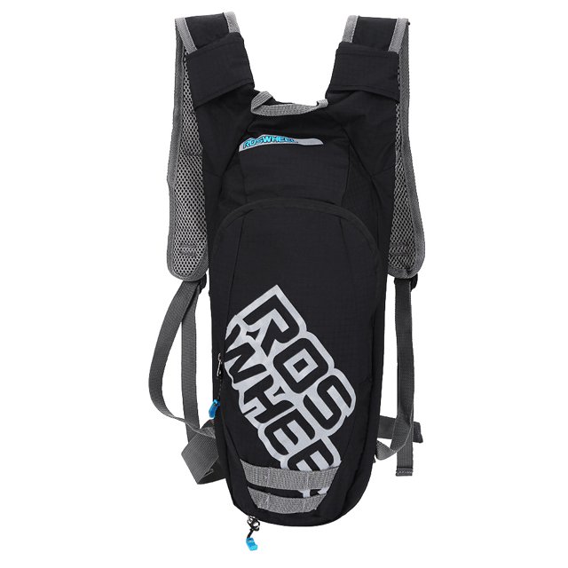 Mochila ligera para bicicleta para aventuras al aire libre, color negro, 1,5 l