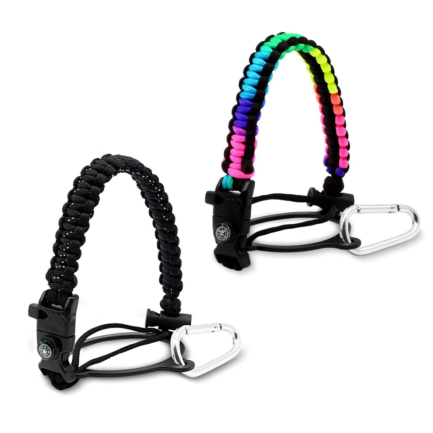 AkoaDa Paracord Handle Durable Paracord Carrier Strap Wide Mouth Water