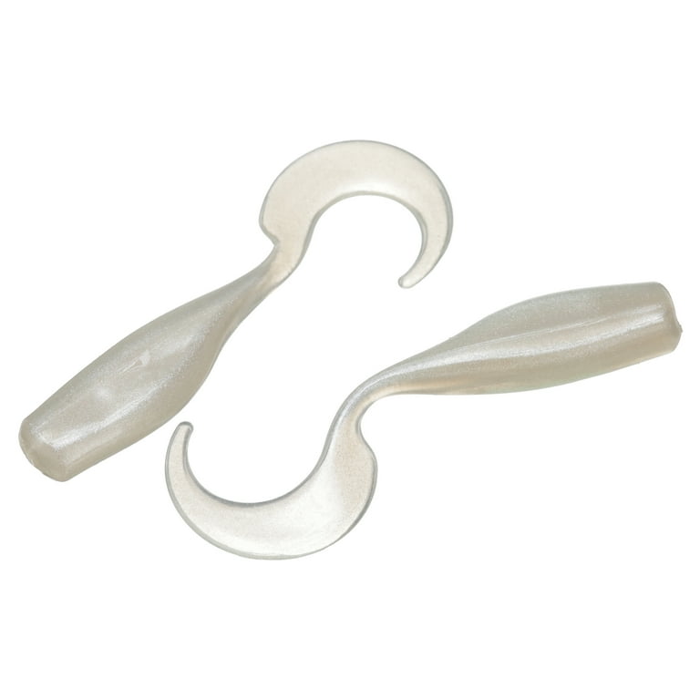 Creme Lure Scound 6 Soft Plastic Worms - 20 Pack Purple/Fire Tail Fishing Bait