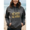 thumbnail image 3 of Hustle Motivational Hoodie for Men Women, Inspirational Pullover Hooded Sweatshirt, Cozy Cotton Poly Blend, Positive Casual Outfit, 3 of 5