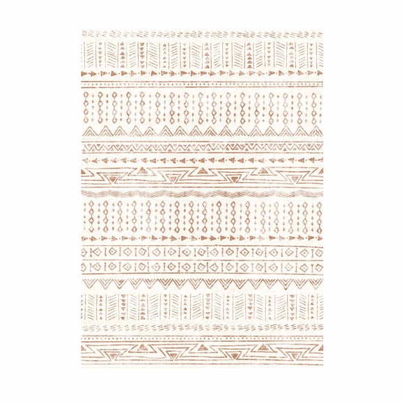 KFFKFF Area Rug, 5 x 8 ft Large Washable Rug, Non-Slip and Tear-Resistant Soft Carpet, Pet Friendly Modern Area Rugs, Indoor Mat for Bedroom, Office, Living Room, Entryway, Beige