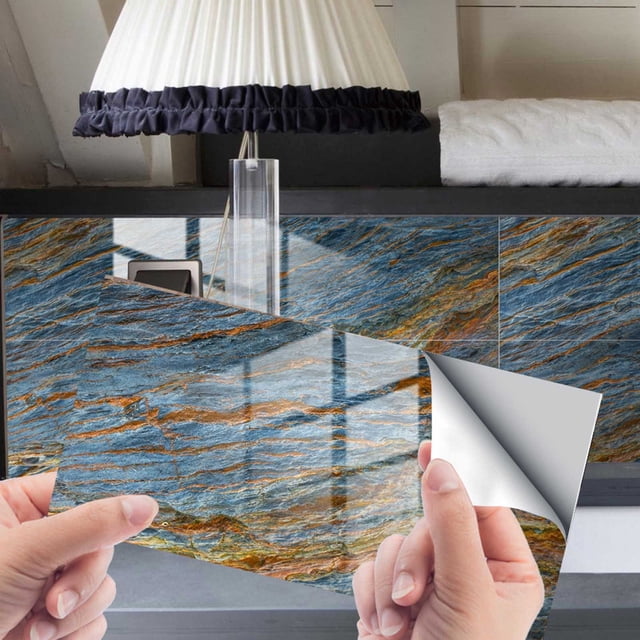 Affordablo 2025 Thick Peel And Stick Backsplash Clearance 1Set 16PC 3D Crystal Tile Sticker Self Adhesive DIY Tile Wall Sticker