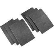 HQRP 6-Pack Activated Carbon Cat Litter Box Filters Compatible with Van Ness Cat Litter Box, Odor Reducing Charcoal Filters