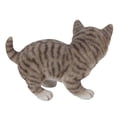 thumbnail image 3 of Pacific Giftware Realistic and Cute Grey Tabby Kitten Collectible Figurine Amazing Detail Glass Eyes Hand Painted Resin Life Size 8 inch Figurine Perfect for Cat Lover Collectible, 3 of 4