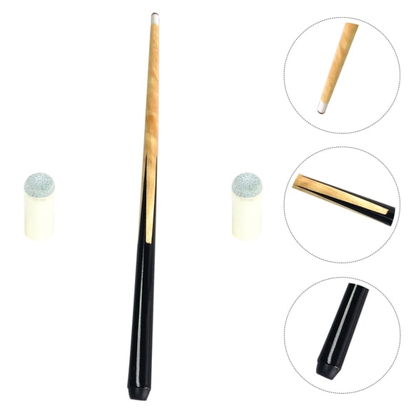 YEAHIBABY Small Size Pool Stick Wood Pool Cue Sticks 1 Set For Tight Space Usage